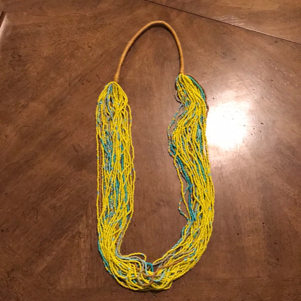 Beaded Statement Necklace - image 1